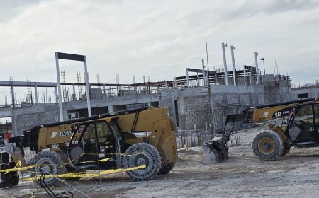 Exuma New International Airport Terminal Taking Shape.